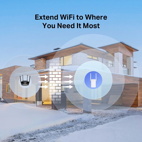 MERCUSYS range extender ME80X, WiFi 6, 3000Mbps AX3000, V1.0 ME80X