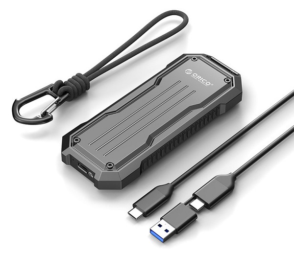 ORICO θήκη για M.2 NVME/NGFF SSD OXS2C3-G2, 10Gbps, γκρι OXS2C3-G2-GY-BP