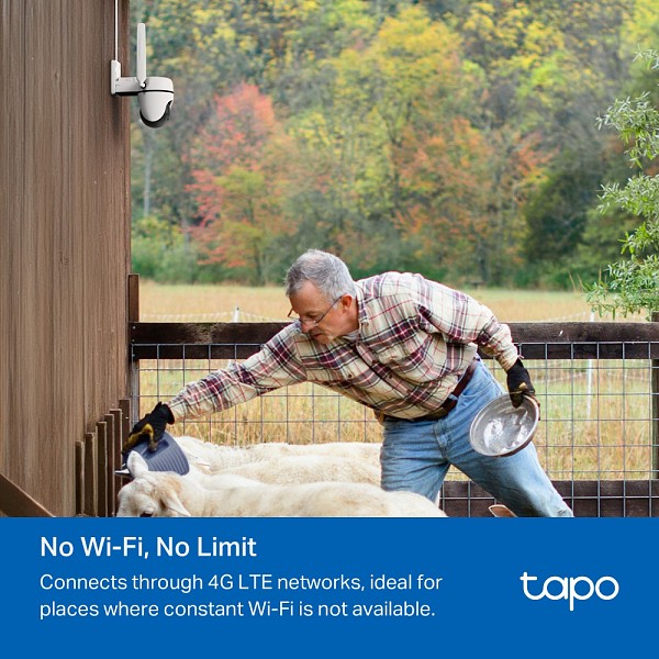 TP-LINK smart κάμερα Tapo C501GW, 1080p, 4G, PTZ, IP66, V2.0 TAPO-C501GW