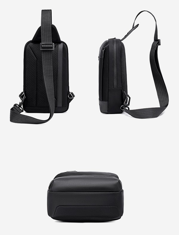 ARCTIC HUNTER τσάντα Crossbody XB00829, 3L, μαύρη XB00829-BK