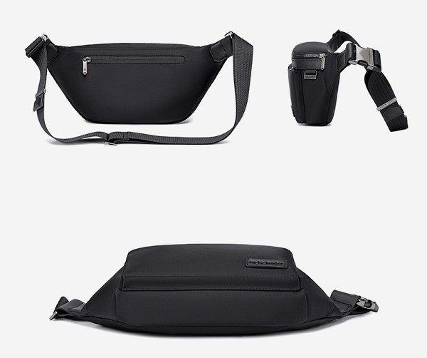 ARCTIC HUNTER τσάντα Crossbody XB00837, 3.5L, μαύρη XB00837-BK