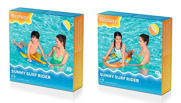 BESTWAY παιδικό φουσκωτό στρώμα θαλάσσης 42046, 114x46cm, διάφορα χρώματα, 1τμχ 42046