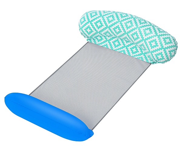 BESTWAY φουσκωτή καρέκλα θαλάσσης 43555, 145x87cm, βεραμάν/μπλε 43555