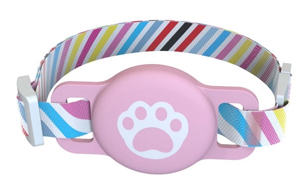 MILI κολάρο με θήκη smart tag MiCollar για γάτες, ροζ CATCOLLAR-PK