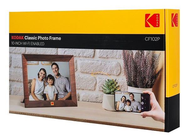 KODAK ψηφιακή κορνίζα CF102P με 10.1 οθόνη αφής, 1+32GB, WiFi, καφέ CF102P