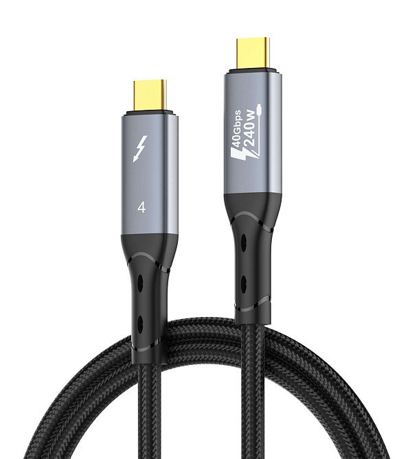 LDNIO καλώδιο USB-C TC-11c, 240W, 40Gbps, 8K/60Hz, 1m, μαύρο 6933138602829