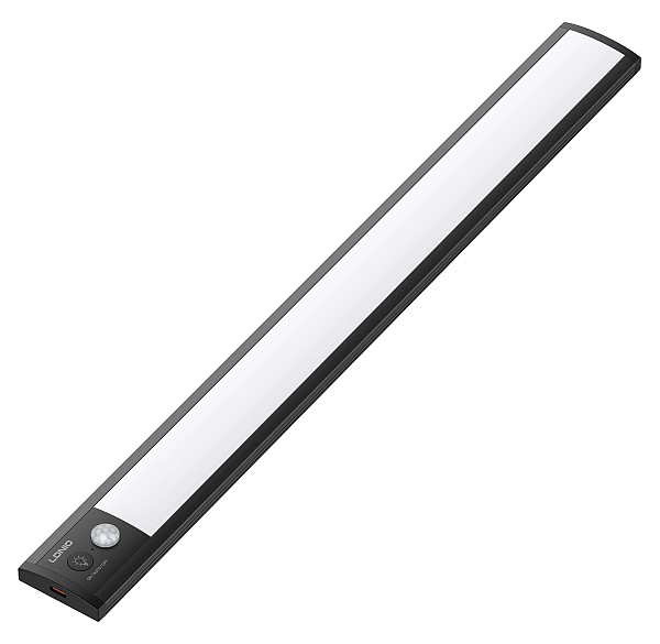 LDNIO LED φωτιστικό τοίχου/ντουλάπας Y5 με αισθητήρα κίνησης, 410x42x14.5mm, μαύρο 6933138604144