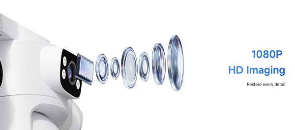 VSTARCAM smart ηλιακή κάμερα AG623FR, four-lens, 3MP, 4G, SD, PTZ, IP66 AG623FR