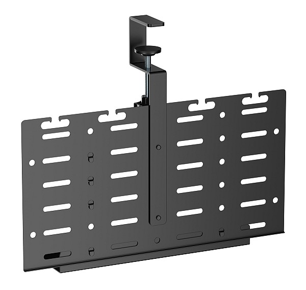 BRATECK cable management γραφείου CC11-20-1, μεταλλικό, 384x63x307mm, μαύρο CC11-20-1