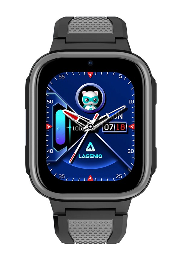 LAGENIO GPS smartwatch για παιδιά K10, 1.8, με κάμερα, 4G, IP68, μαύρο K10-BK