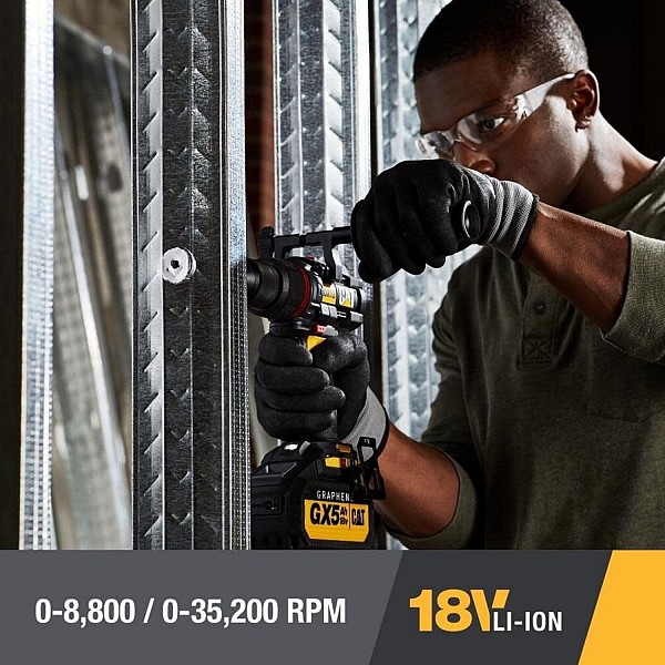 CAT Solo Δραπανοκατσάβιδο κρουστικό Li-ion 18V DX13B