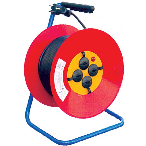 Μπαλαντέζα πλαστικό καρούλι με καλώδιο 50Μ 3*1.5(0206)