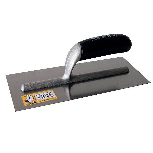 COME Σπάτουλα κόλλας χωρίς δόντι inox πλαστική λαβή 360x120x0,6mm 399ΙΝ362