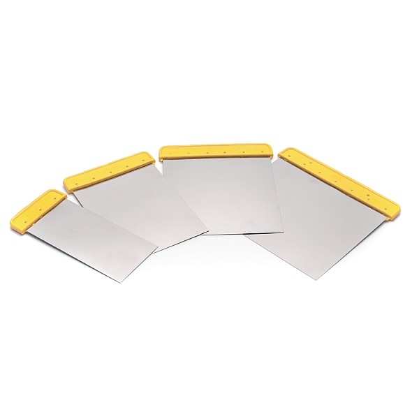 COME Ατσαλίνες inox σετ 4τεμ 50+80+100+120mm 112IN000