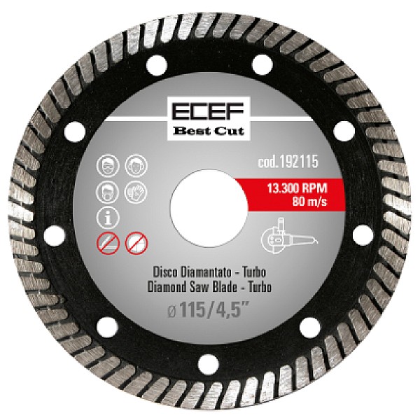 Δίσκος διαμαντέ Turbo Pro 115mm 192115