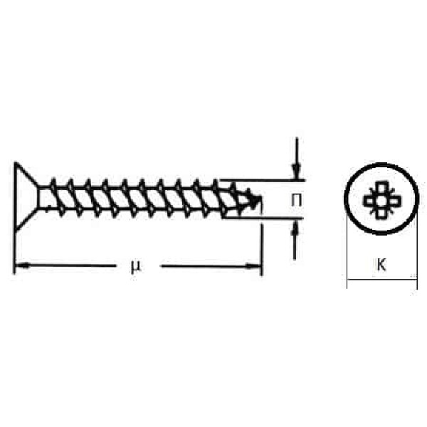 Νοβοπανόβιδες 3.5*30mm Γαλβανιζέ LIH-LIN κουτί: 1000τεμ. (τιμή/1000τεμ)