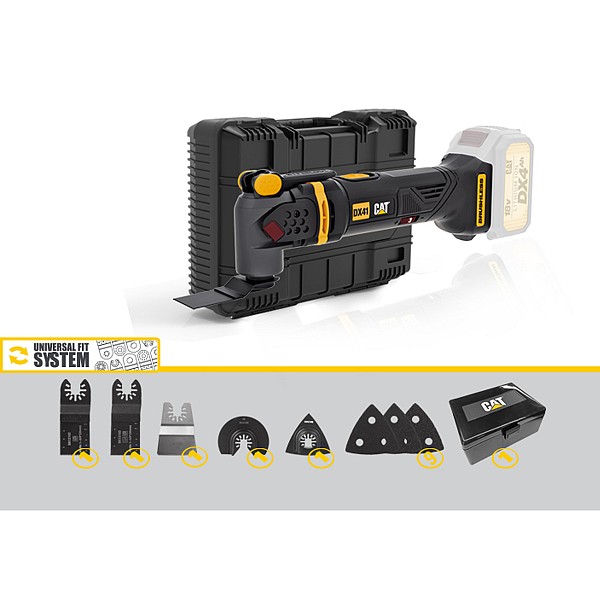 CAT Solo Πολυεργαλείο brushless SDS 18V με 14 λάμες DX41B