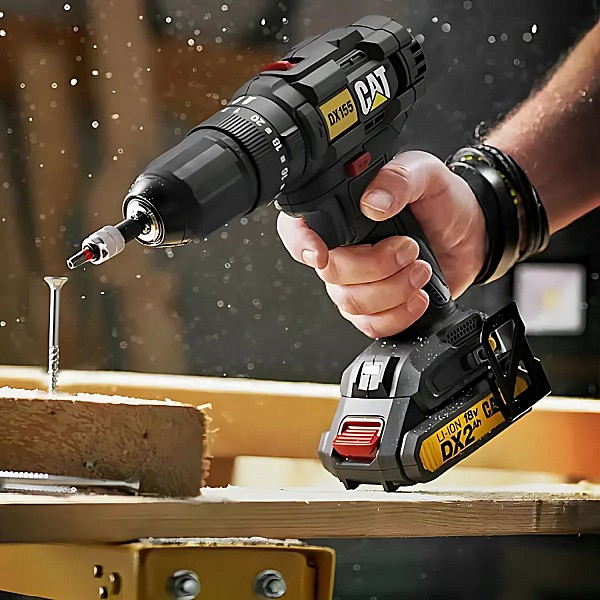 CAT Set Δράπανο κρουστικό Li-Ion 18V 1x2Ah DX155