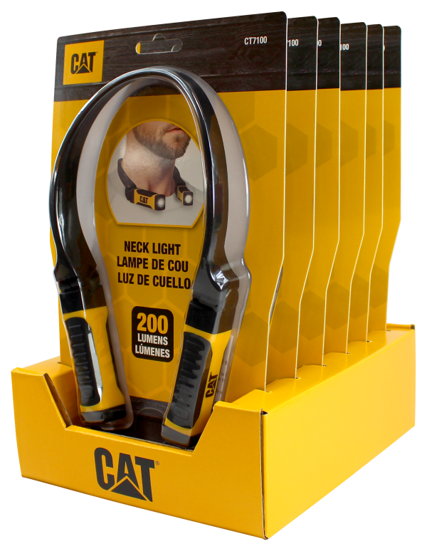 CAT Φακός λαιμού led αδιάβροχος IPX4 διπλής λειτουργίας με μέγιστη φωτεινότητα 200lm CT7100