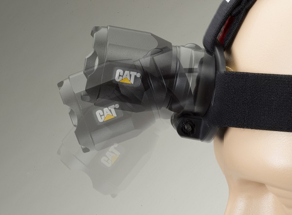CAT Φακός κεφαλής led επαναφορτιζόμενος αδιάβροχος IPX4 με μέγιστη φωτεινότητα 380lm CT4205
