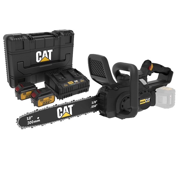 CAT Combo-15 Αλυσοπρίονο DG230B + δώρο κασετίνα + -35% 2 μπαταρίες 4.0Ah με διπλό φορτιστή DXK900
