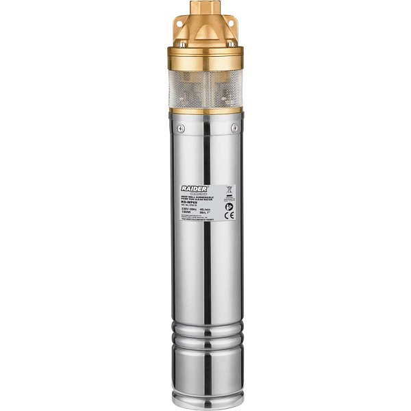 RAIDER Αντλία γεωτρήσεων ομβρίων RD-WP69 1500W 1 40L/min 99m 070176