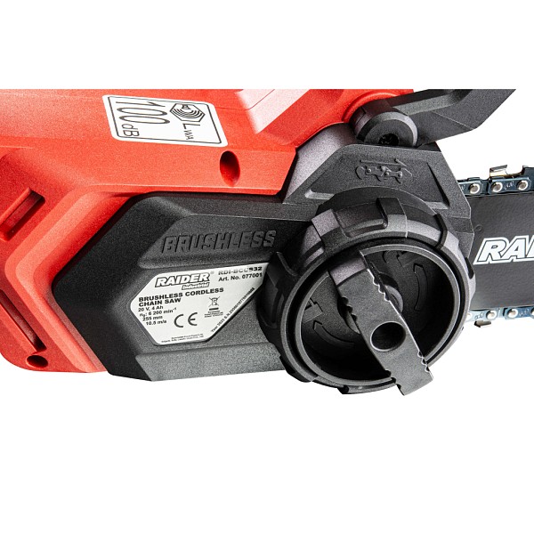 RAIDER Αλυσοπρίονο κλαδευτικό μπαταρίας 1x4Ah 20V 2,95kg με λάμα 25,5cm RDI-BCCS32 077001