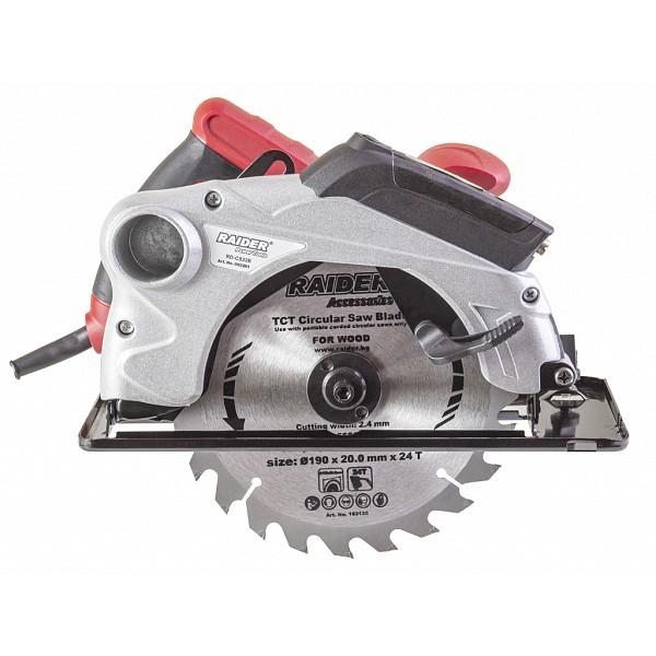 RAIDER Δισκοπρίονο 1500W με σύστημα αναρρόφησης RD-CS22B 052201