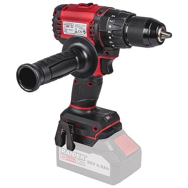 RAIDER R20 Solo Δραπανοκατσάβιδο κρουστικό μπαταρίας brushless 20V RDP-YBID20 030244