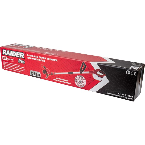 RAIDER R20 Solo Χορτοκοπτικό μπαταρίας ώμου/χειρός 20V 2.2kg RDP-YGT20 075764