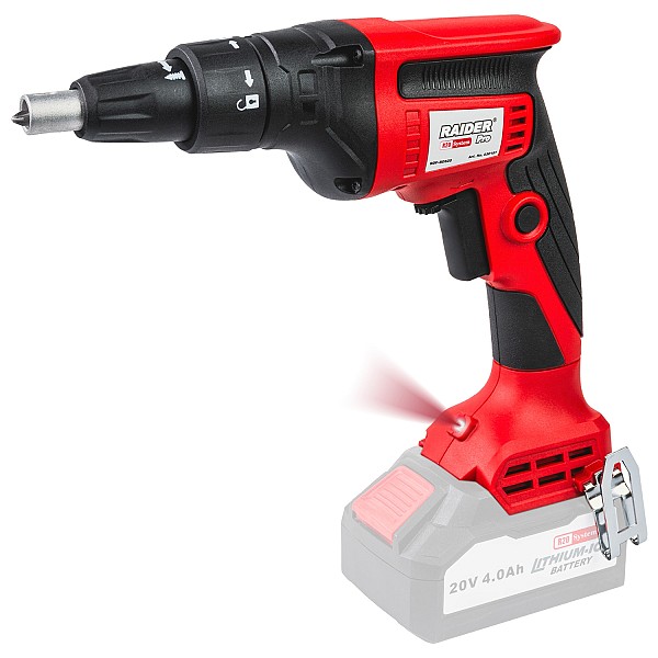 RAIDER R20 Solo Κατσαβίδι γυψοσανίδας 1/4 Brushless RDP-BDS20 030187