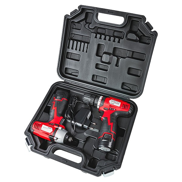 RAIDER Σετ Δραπανοκατσάβιδο & Παλμικό κατσαβίδι 12V 2х1.5Ah RD-CDIDL01 030158