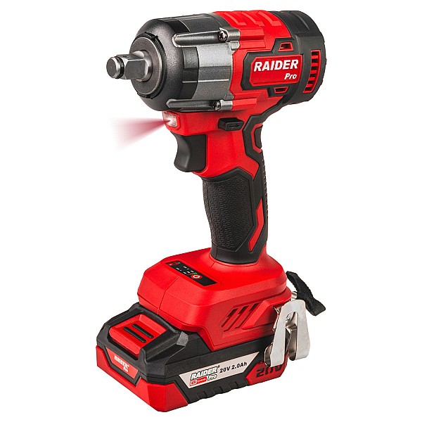 RAIDER R20 Σετ Γωνιακός τροχός,δραπανοκατσάβιδο & μπουλονόκλειδο 2x2Ah RDP-PBCDI20&SPAG20&PBIW20 030255