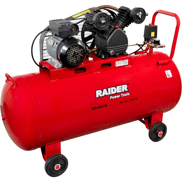 RAIDER Αεροσυμπιεστής 200L RD-AC19 2.2kW 120119