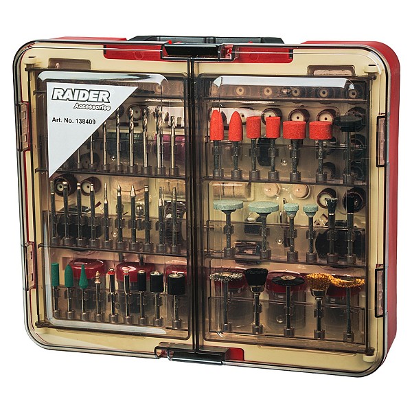 RAIDER Πολυεργαλείου εξαρτήματα σετ 416τεμ. σε κασετίνα 138409