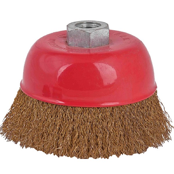 RAIDER Συρματόβουρτσα γωνιακού τροχού καμπάνα 100ΜΜ M14 171106