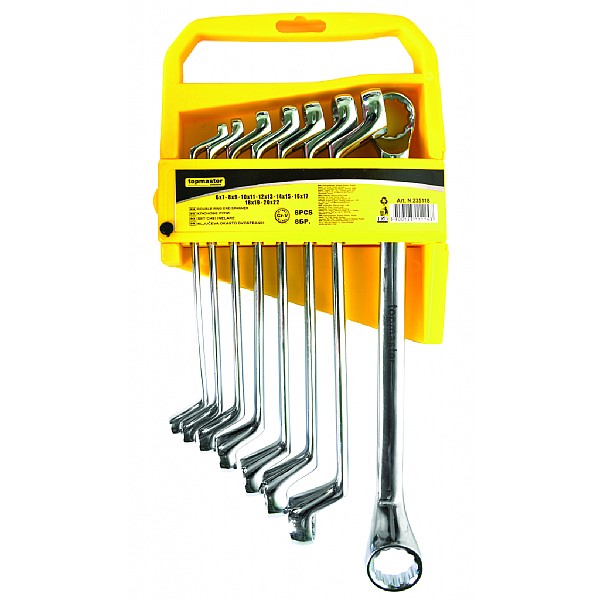 TOP MASTER Πολύγωνα σετ 8τεμ Cr-V νίκελ 6-22ΜΜ 235118