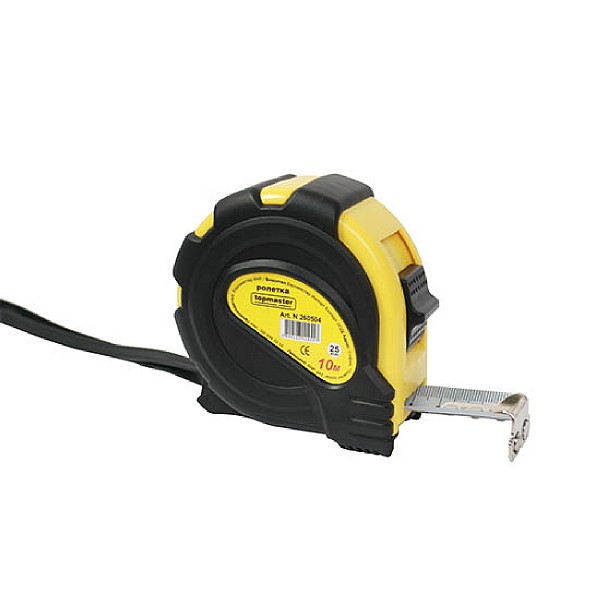 TOP MASTER Μετροταινία 5Μ*25ΜΜ με αυτόματη επαναφορά και μαγνήτη 260503