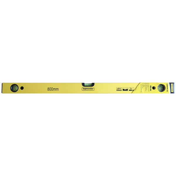 TOP MASTER Αλφάδι αλουμινίου 80cm με 3 μάτια 270803