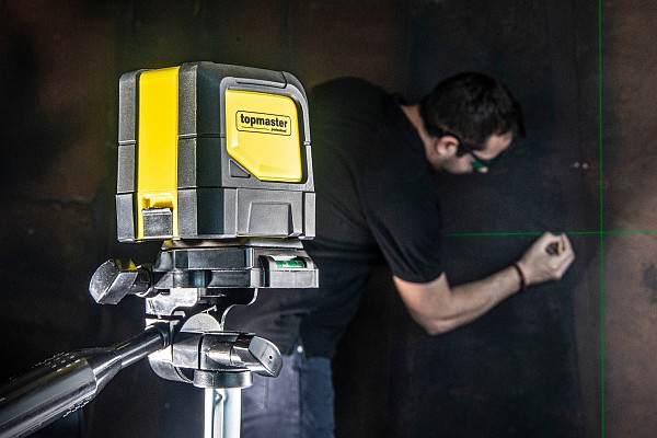 TOP MASTER Αλφάδι Laser σταυρός 15Μ 279905