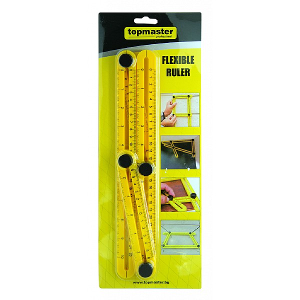 TOP MASTER Πολύμετρο ευέλικτος χάρακας πλαστικό 281203