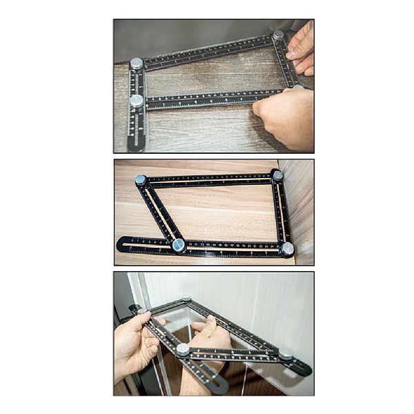 TOP MASTER Πολύμετρο ευέλικτος χάρακας αλουμίνιο 281207