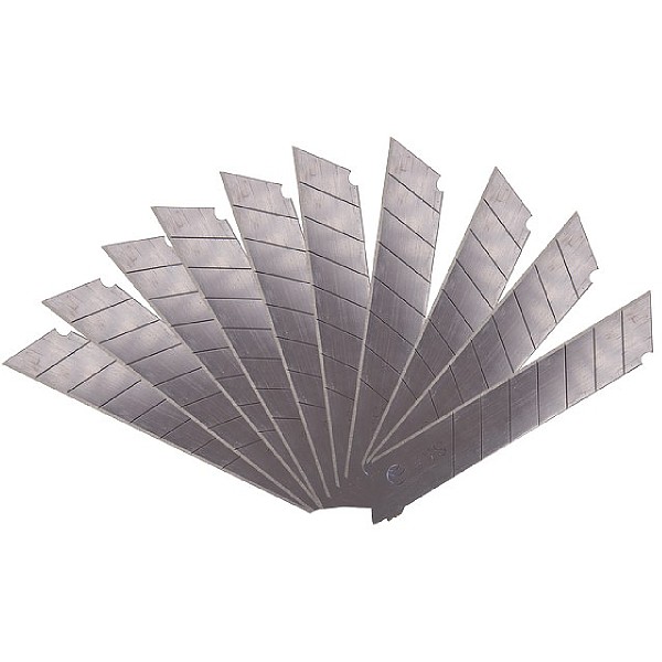 TOP MASTER Λάμες φαλτσέτας μαύρες 18x100x0.5mm SK2 10τεμ 370302