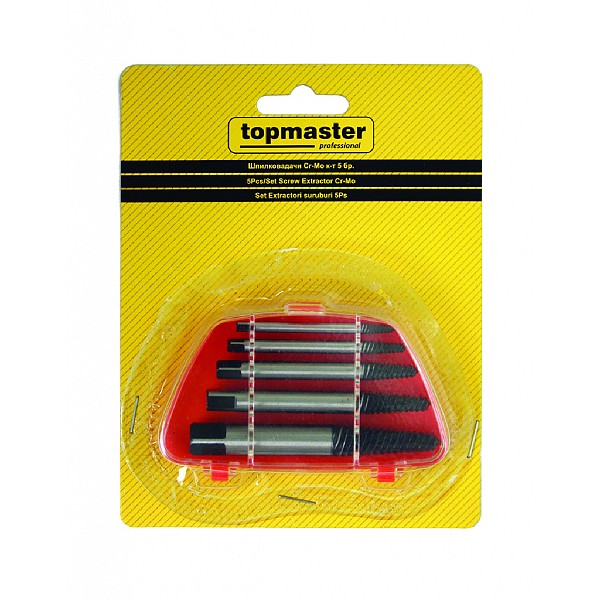 TOP MASTER Εξωλκέας βίδας CR-V σετ 5τεμ 499928