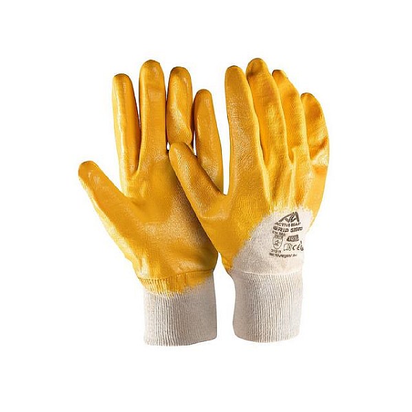 Γάντια Grip G3580 10/XL NBR νιτριλίου κίτρινα