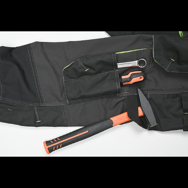 ΠΑΝΤΕΛΟΝΙ ΕΡΓΑΣΙΑΣ GREENDALE ΑΝΘΡΑΚΙ/ΛΑΙΜ 65%poly-35%cott, 270 g/m² No 52/L