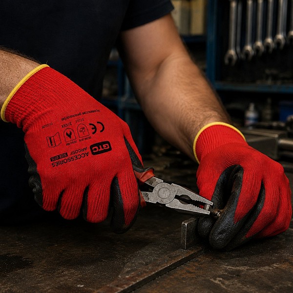 Γάντια Grip Argos 10/XL κόκκινα