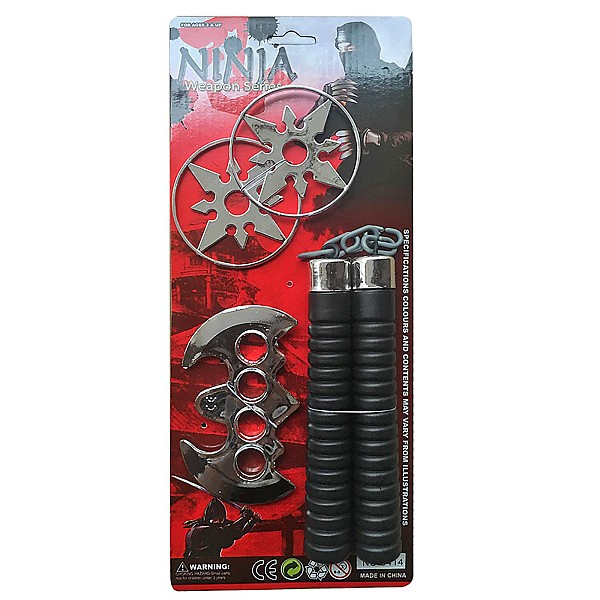 Σετ Ninja 4τεμ Καρ=35,5x15cm Carnavalista 23997