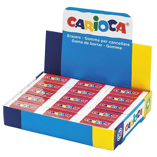 Γόμα Λευκή Carioca πακ=30τεμ  Carioca 40155