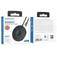 Borofone Wireless induction charger BQ18 Energy magnetic 3 in 1 15W black